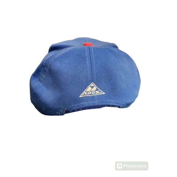 Vintage Buffalo Bills Hat Pro Line Apex One Red Blue 90s NFL Football Snapback - Picture 3 of 5
